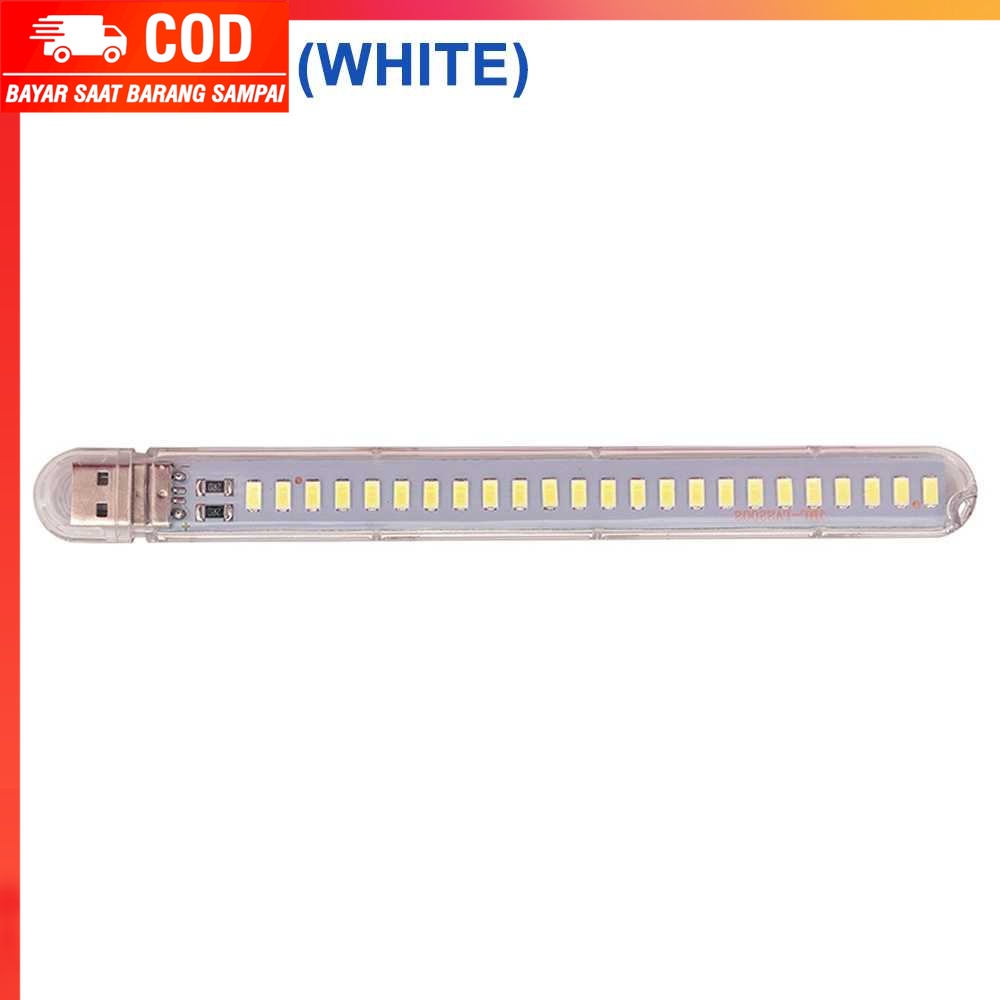 (100% BARANG ORI) ZHMZH Lampu Belajar LED Strip Portable USB 24 LED 12W - SMD573