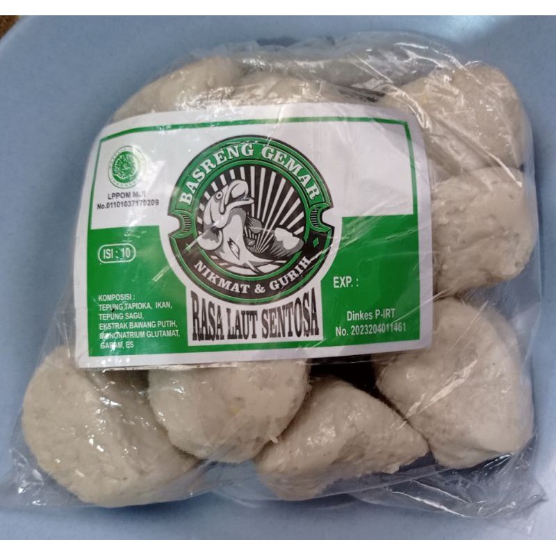 

Basreng Mentah GEMAR/DUA PUTRI 10 Piece Izin DINKES & MUI