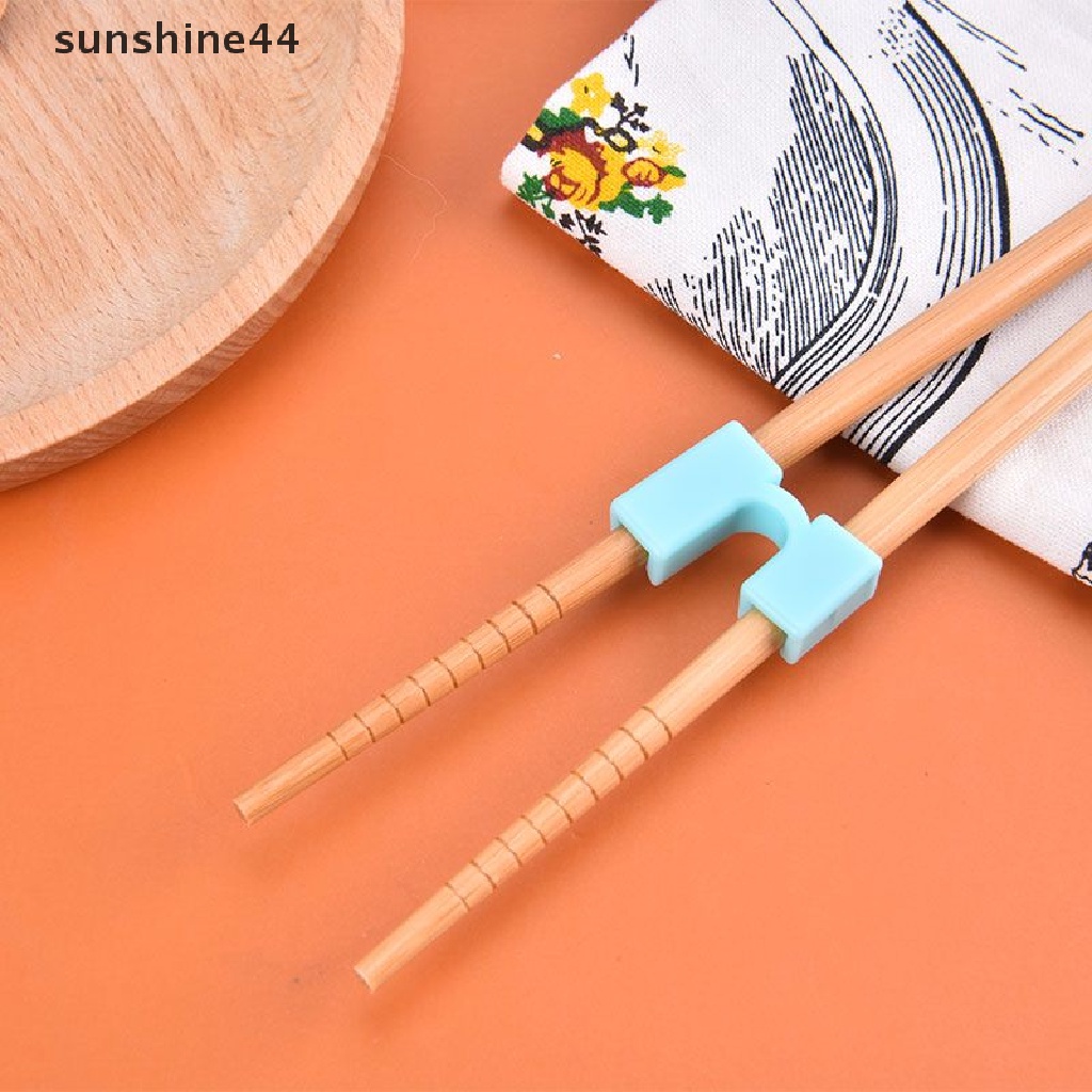 Sunshine 5PCS / Set Alat Bantu Potong Sumpit Reusable Untuk Pemula