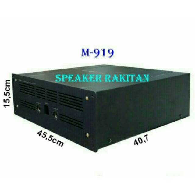 Box power amplifier bell M-919