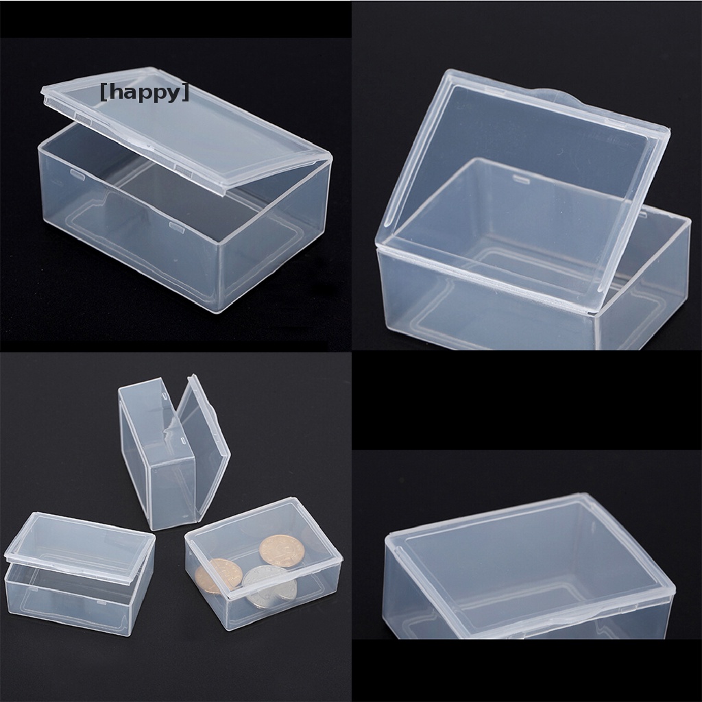 5pcs / Set Tempat Penyimpanan Multifungsi Bahan Plastik Transparan