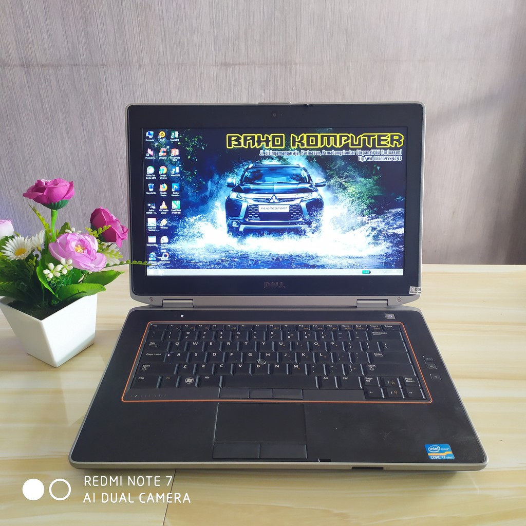 LAPTOP DELL E6420 I7 GEN2 8GB 640GB 14" COCOK DESIGN RINGAN, KULIAH & KERJA