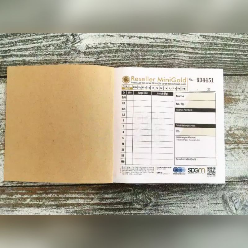 NOTA RESELLER MINIGOLD