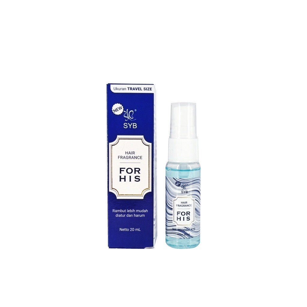 SYB Hair Fragrance/Parfum Rambut For His - 20 ml (Travel Size)