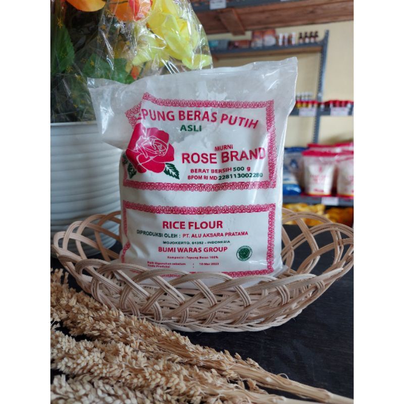 

Rose Brand Tepung Beras Putih 500 gr/ Rose Brand Tepung Beras Putih 200 gr