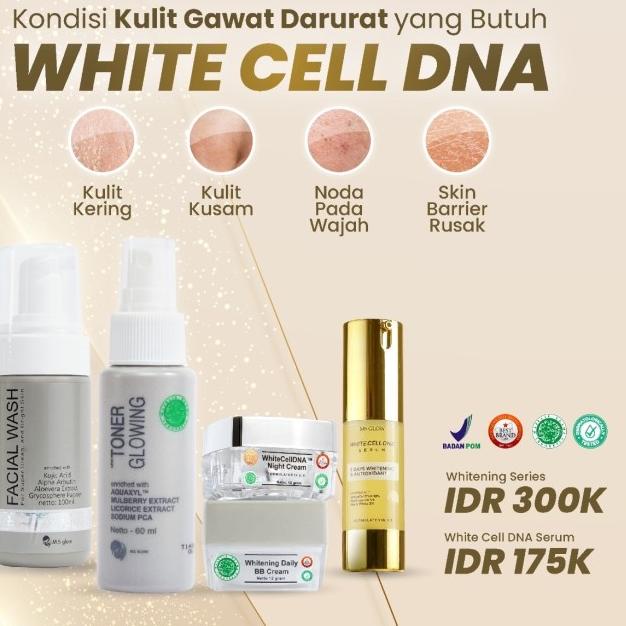 BIG SALE/HARGA GROSIR >>/5.5 SALE/PROMO HARI INI/「Grosir」 MS Glow WhiteCell DNA Night Cream / Krim M