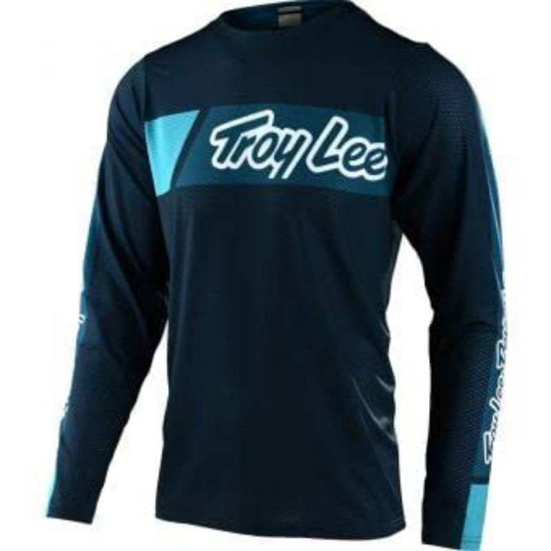 Jersey Sepeda MTB DOWNHILL Tld Skyline Navy