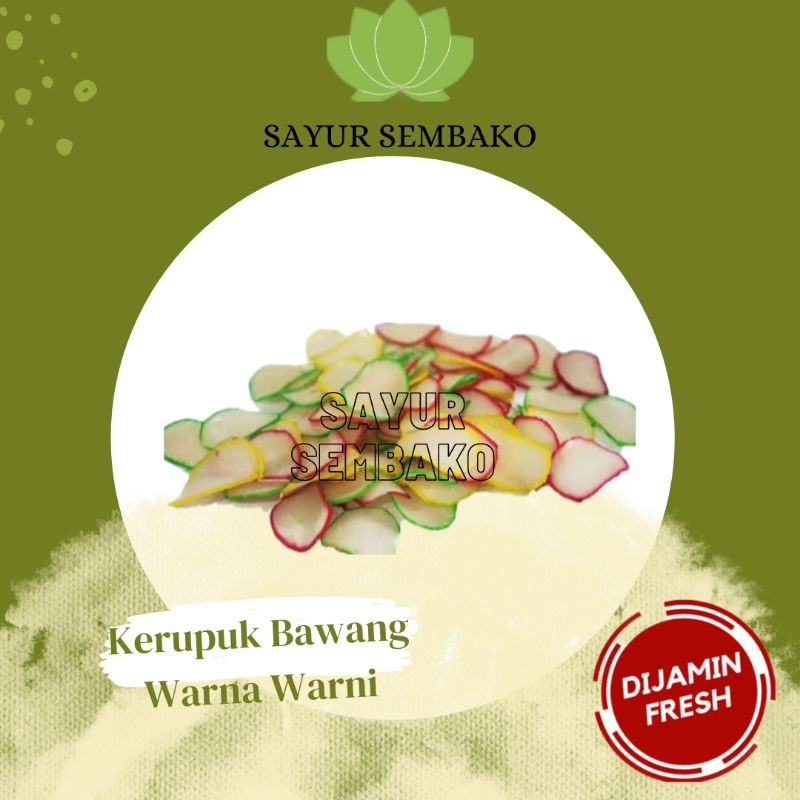 

Kerupuk Bawang Warna warni 250gr