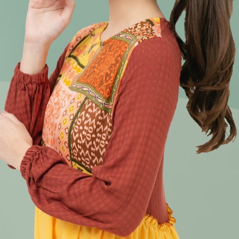 HOME DRESS/DASTER/GAMIS AURORA KAMANIYA