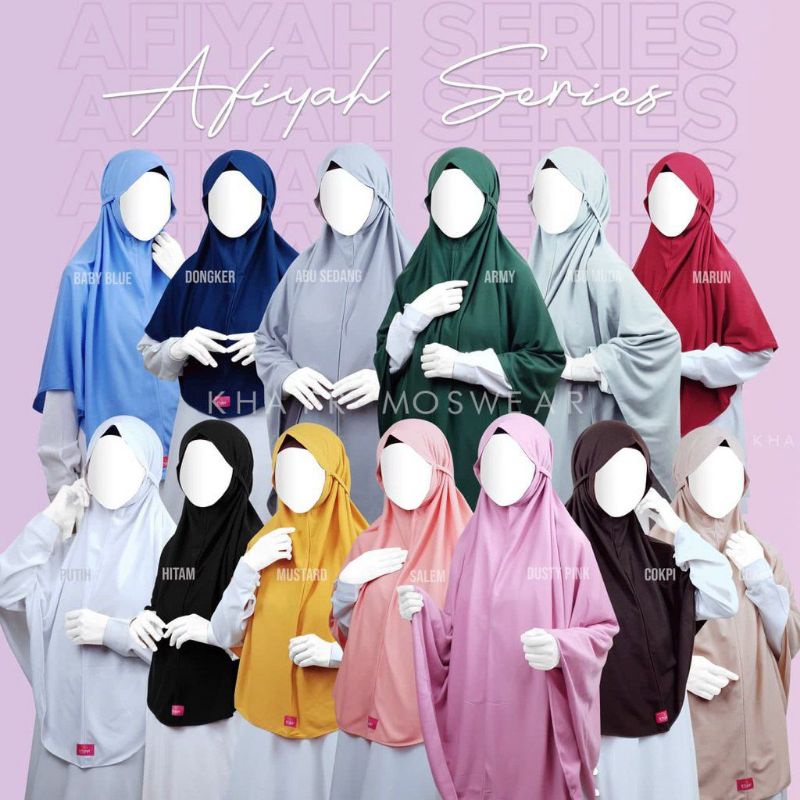 Afiyah Series by Khayr Moswear