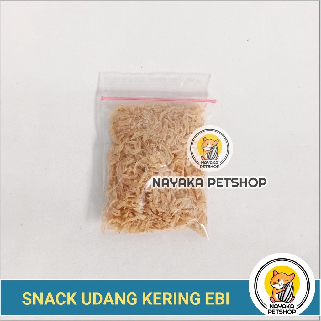 Snack Hamster Udang Kering Dried Shrimp Cemilan Ebi Rebon Ekstra Food Camilan