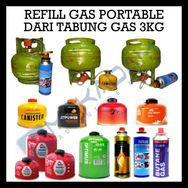 PROMO adaptor refill alat isi ulang gas canister hiccok dari tabung 3kg