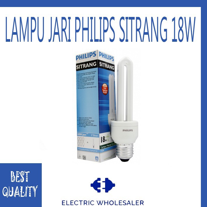 LAMPU PHILIPS JARI SITRANG 18 WATT