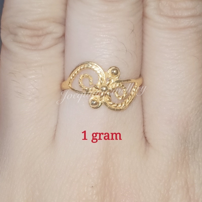 cincin emas muda 1 gram uk 12-14