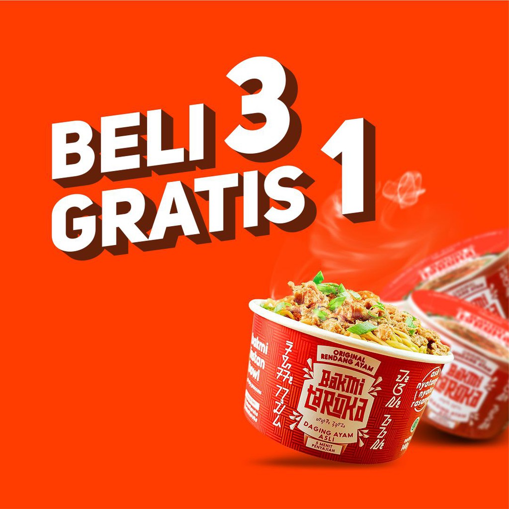 

Bakmi Instan Taruka ( Ayam Rendang ) 140g