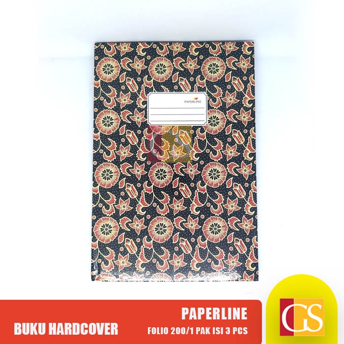 

BUKU TULIS CATATAN JURNAL PAPERLINE HARDCOVER FOLIO 200 LEMBAR PCS
