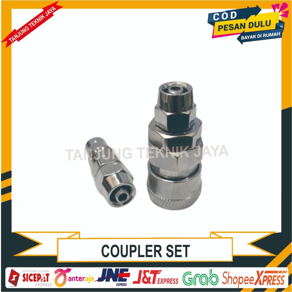Quick Coupler SP20 PP20 set kopler angin kompresor SP 20 PP 20 MURAH BERKUALITAS