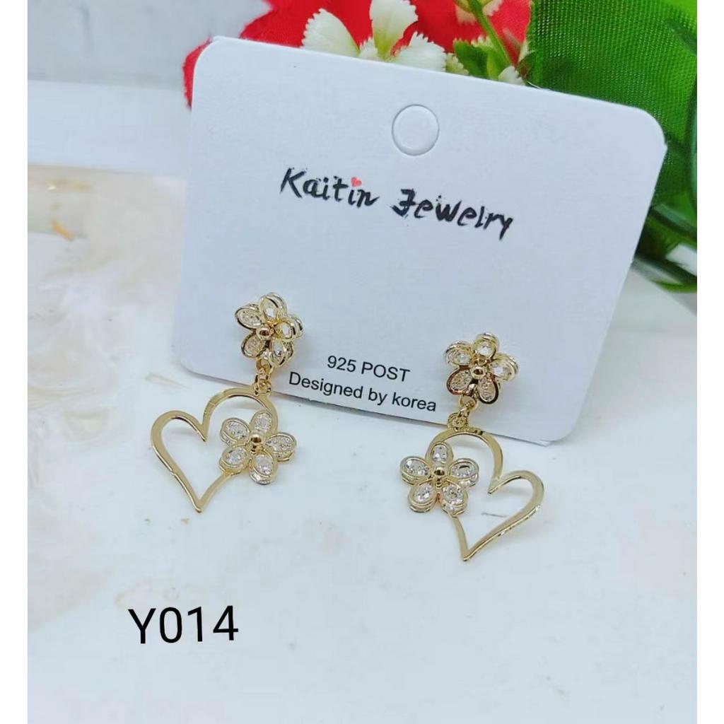 Anting Cantik Permata Perhiasan Fashion Y014/K015