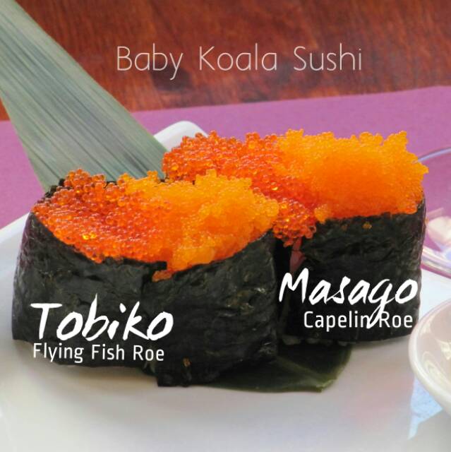 TOBIKO Premium Orange 50 g Halal │ Telur Ikan Terbang Oren Berbumbu │ Seasoned Flying Fish Roe