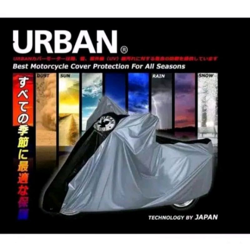 COVER SELIMUT SARUNG MOTOR URBAN UKURAN/JUMBO/STANDAR HONDA TIGER VIXION NINJA 250 CB150R