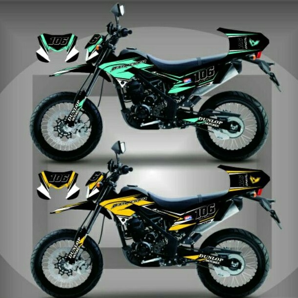 STICKER DECAL KLX DTRACKER STICKER KLX