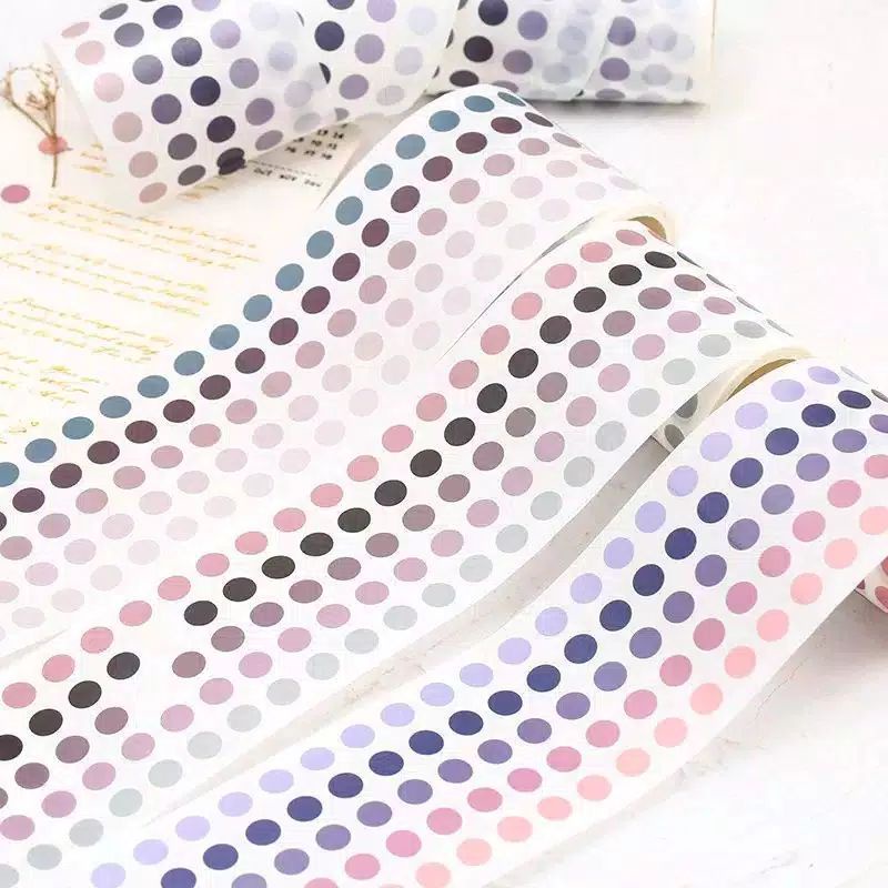 

Washi Tape Dotted / Round Stiker (SHARE 4x5)