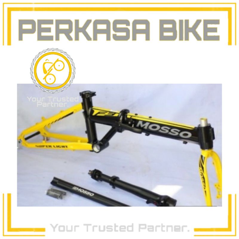 FRAME SEPEDA FOLDING  MOSSO F3 20 INCH SUPER LIGHT PERKASABIKE