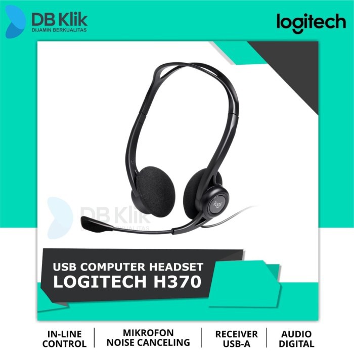 Headset USB Logitech H370