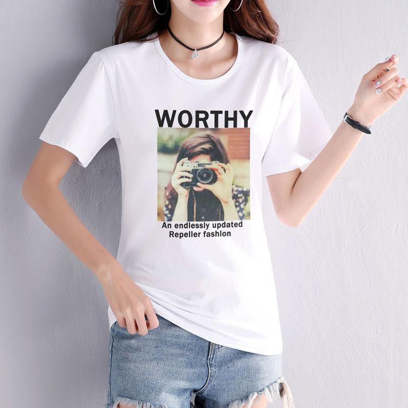 KAOS WANITA  IMPOR - BAHAN KATUN