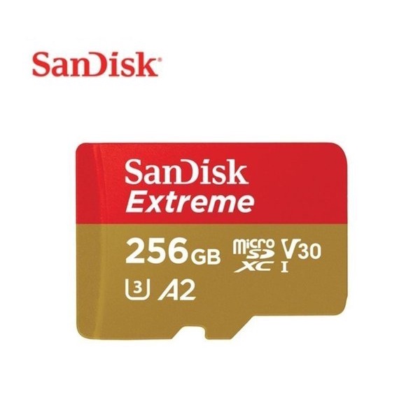 SanDisk Extreme MicroSD Card 256GB A2 - 190MB/s