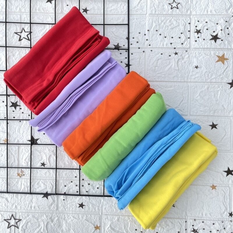 Bedong pernel selimut Bayi baru lahir Lusinan warna polos lembut halus