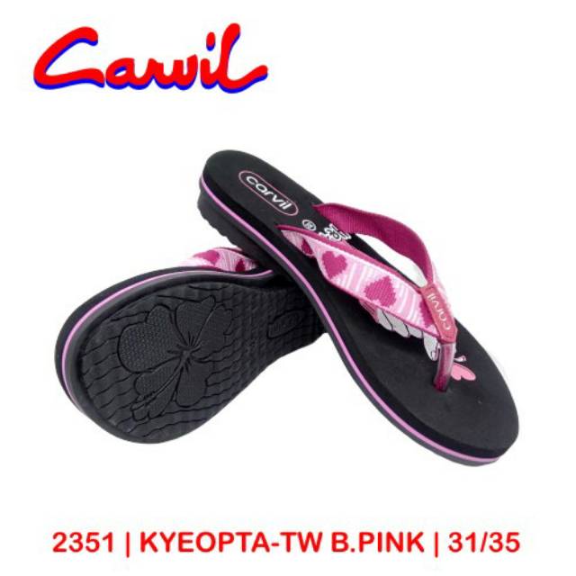 Sandal Anak Perempuan Japit Carvil | KYEOPTA-TW BLK PINK