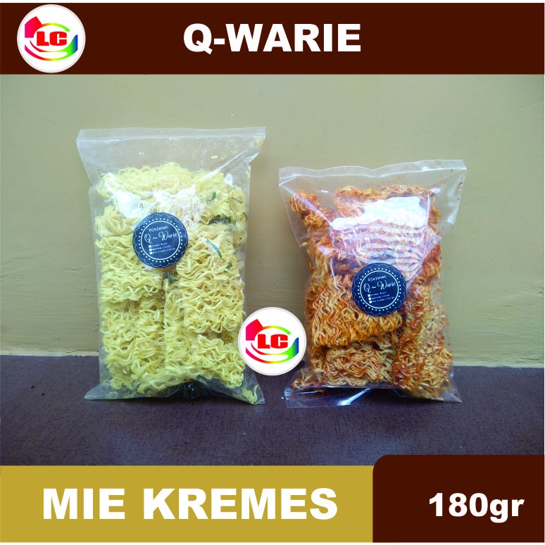 Mie Q-warie 180gr, pedas asin Q-warie 180gr