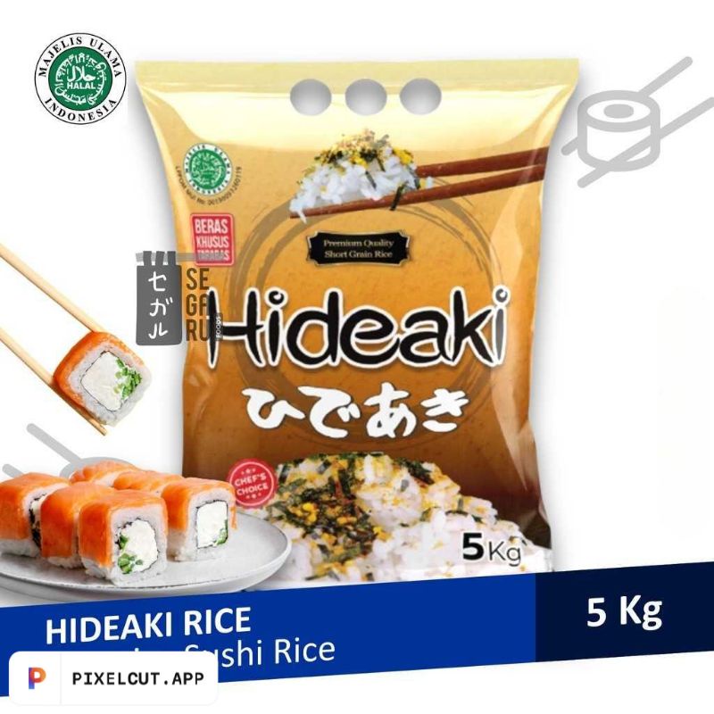 

BERAS HIDEAKI 5KG UNTUK SUSHI, HALAL KEMASAN 5KG
