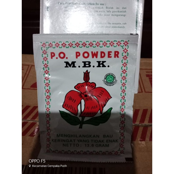 M.B.K POWDER ( SACHET) PUTIH / SILVER