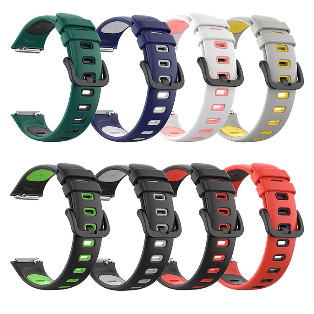 Silvertech Strap Kompatible Huawei band 7 Sport Edition Tali Pengganti jam Kompatible untuk Band 7 model Sport two color | hanya strap tidak termasuk jam