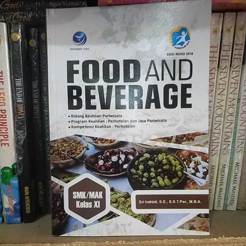 

Food And Beverage Untuk SMK XI, Bidang Keahlian Pariwisata, Program Keahlian : Perhotelan Dan Jasa Pariwisata, Kompetensi Keahlian: Perhotelan