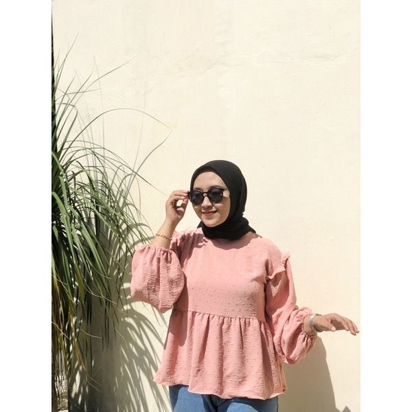 1KG MUAT 5PCS | ALEY BLOUSE URAGIRI HITS OOTD KOREAN STYLE FASHION GROSIR MURAH WANITA TERBEST SELLER