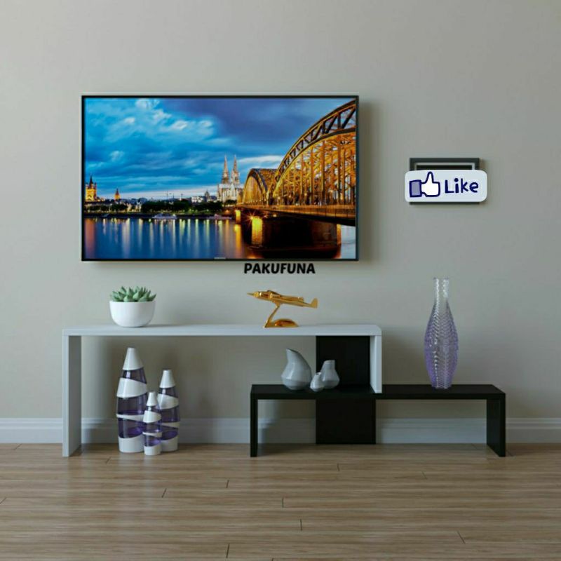 Rak Dinding Kotak Susun Buku Kitab Hias Hiasan Kayu Besi Ruang Tengah Tamu Minimalis Portable Rak Di