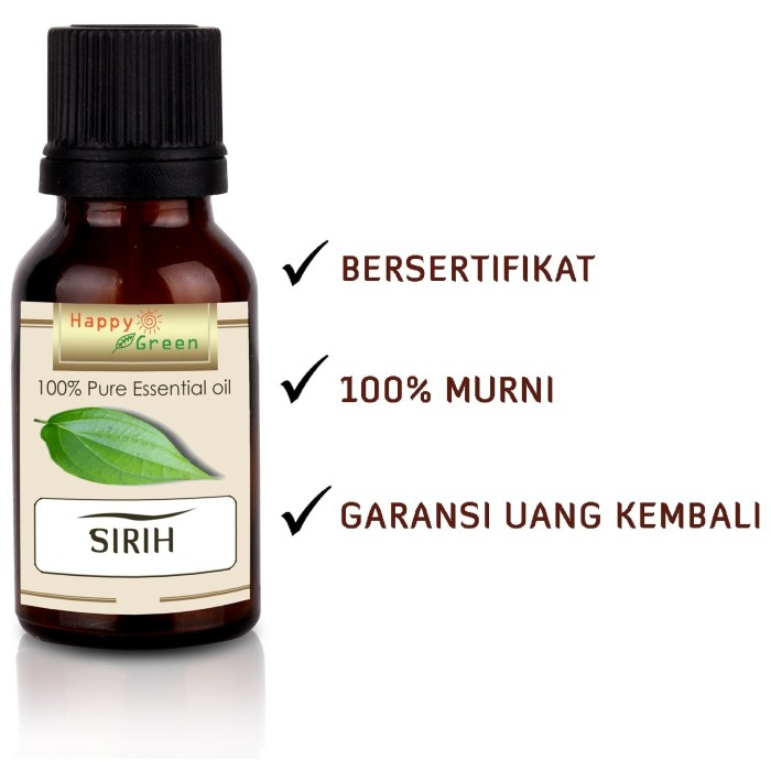 Wfditacioya Happy Green Minyak Atsiri Daun Sirih (80 Ml) Betel Leaf Essential Oil