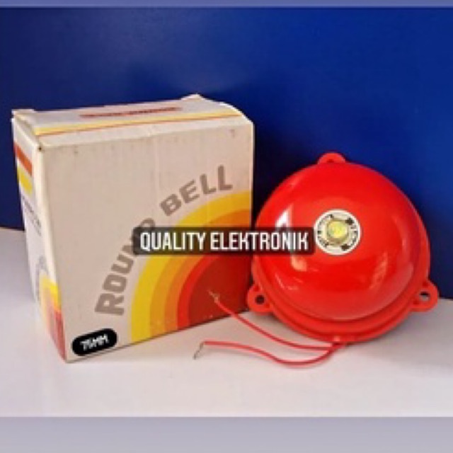 ROUND BELL / ALARM / BEL SEKOLAH BEL KRING 75mm 3inch BOSSECOM