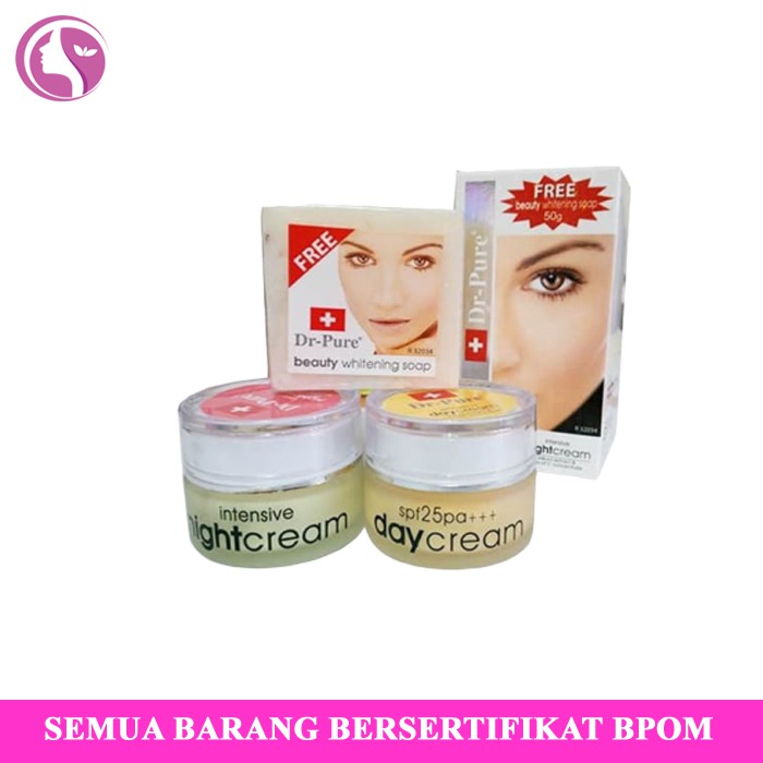 SS376 Cream Dr Pure Set Cream Wajah Dr Pure Cream Dr.Pure Set Cream Pemutih Wajah Paket Dr Pure