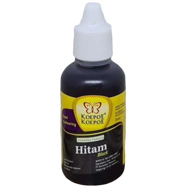 

Koepoe Pewarna Makanan Hitam 30ml Koepoe-Koepoe Food Colouring Black