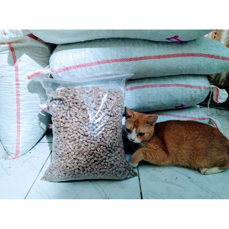 Pasir Kucing Wood Pellet VR Repack 5 Kg
