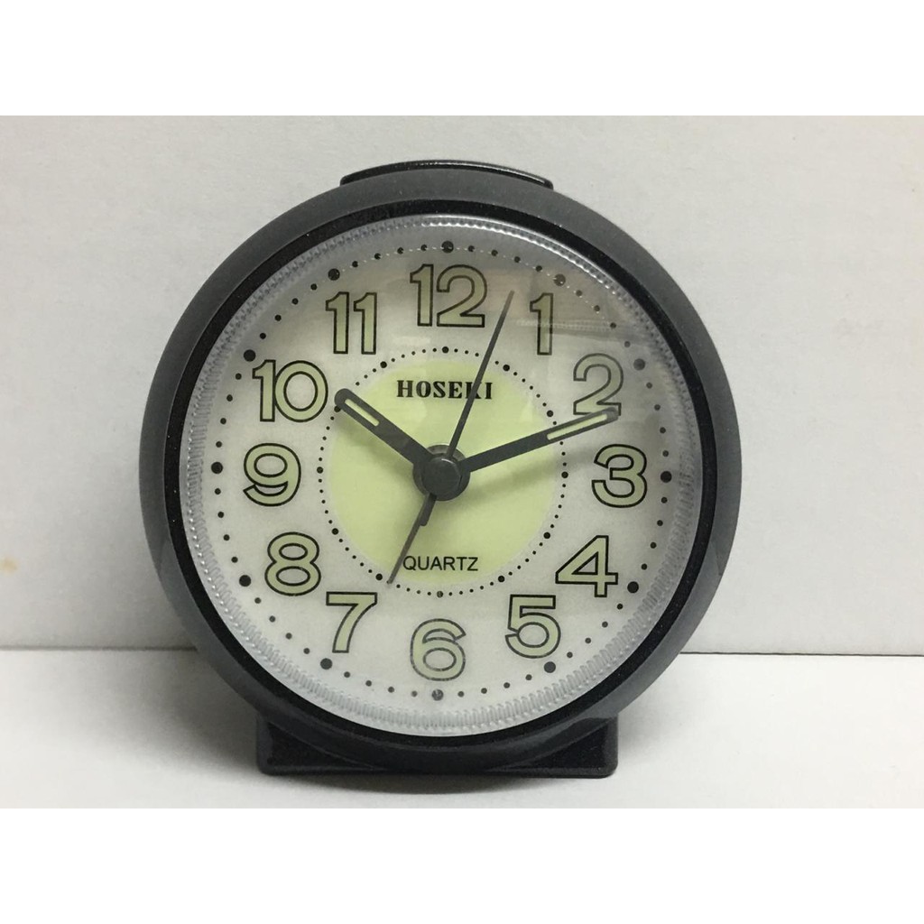 jam beker/alarm clock angka glow in the dark buat malam hari H9063