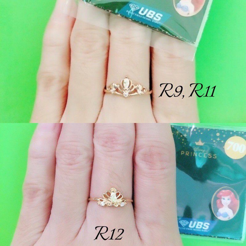 CINCIN PRINCESS ARIEL MERMAID CROWN KECIL CINCIN WANITA UBS 700 375