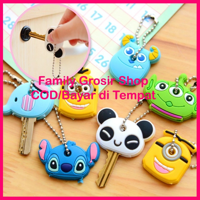 Key cover Pelindung kunci karakter Key cap Sarung kunci