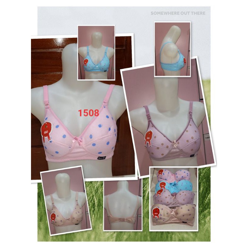 6 PCS/ BH REMAJA / BH SPORT /BRA BH TANPA KAWAT #7.7Shopee