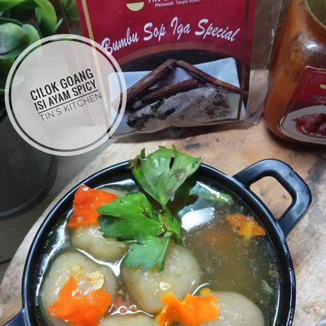 Free Ongkir 50 Gr Bumbu Sop Iga Tins Kitchen Sop Ayam Sapi Kaldu Instan Non Msg Pengawet Shopee Indonesia