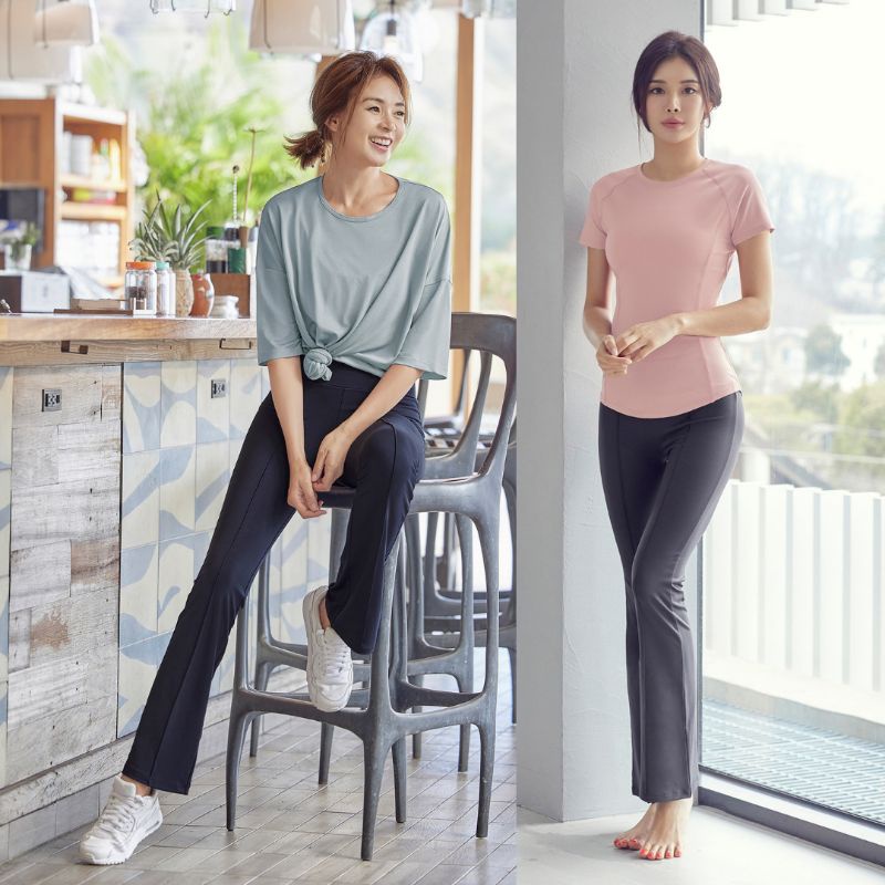 STPT019 STL Beauty Pintuck Bootcut Banding Pants - Celana Wanita